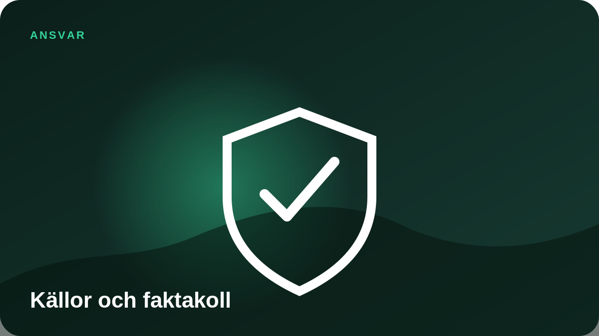 Illustration: Källor och faktakoll
