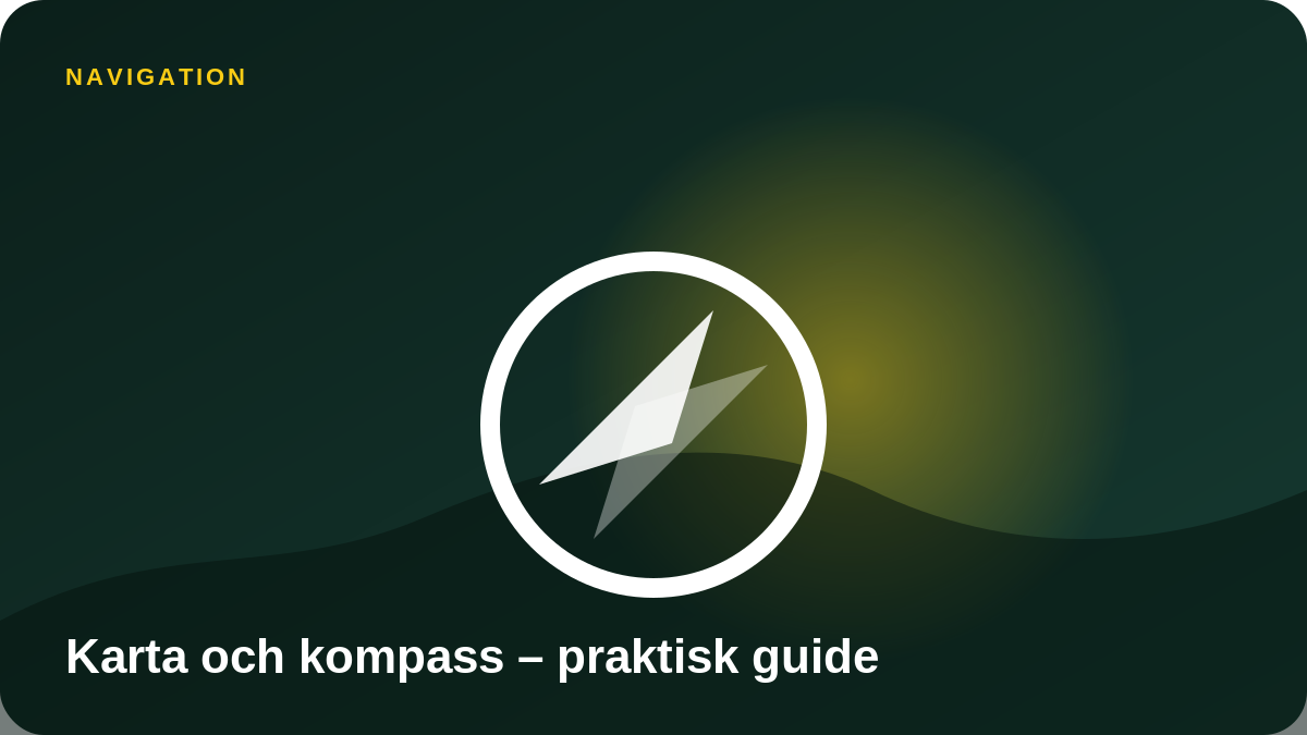 Illustration: Karta och kompass – praktisk guide